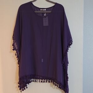 Purple Women's Swim Coverup